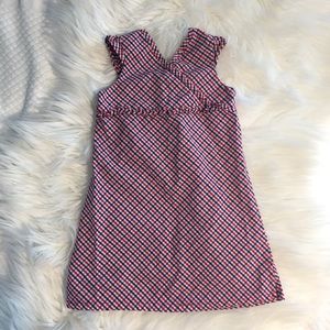 Red/White/Blue/Pink Plaid Sleeveless Dress 2T